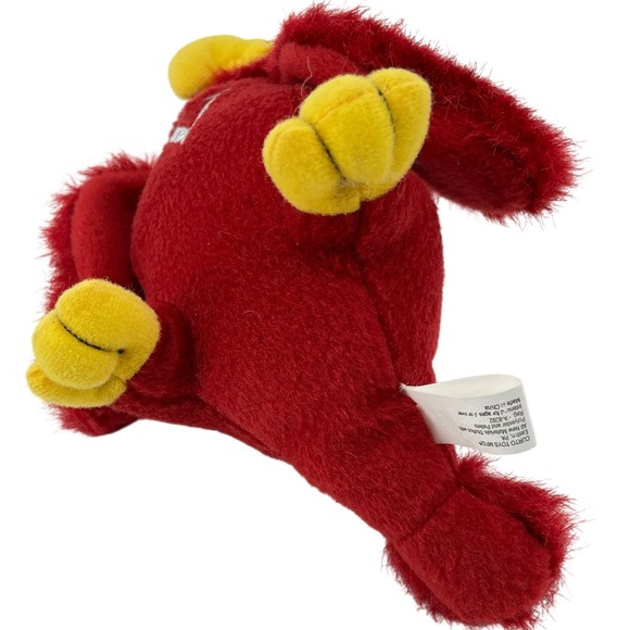 Viterbo University V Hawk Mascot Plush Stuffed Bird Red Yellow VU 6" - Picture 7 of 10